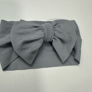Gray Bow Headband for Baby/Toddler